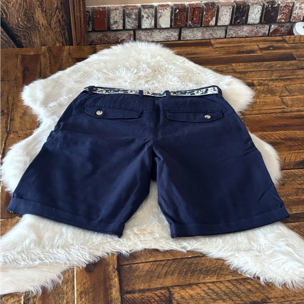 Zara Navy Cargo Shorts for Men